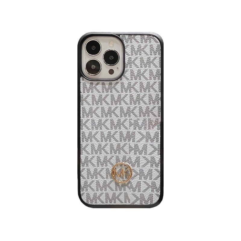 Luxusní pouzdro na iPhone hnědé-MKK240603