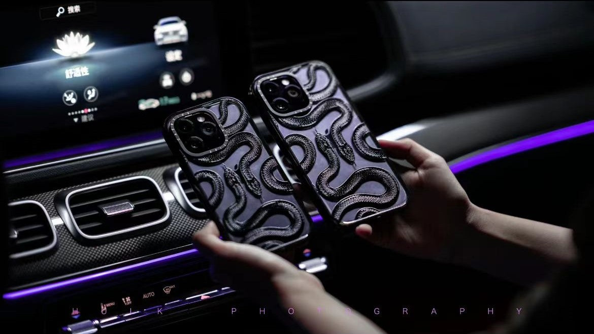 블랙 킹스네이크 아이폰 케이스