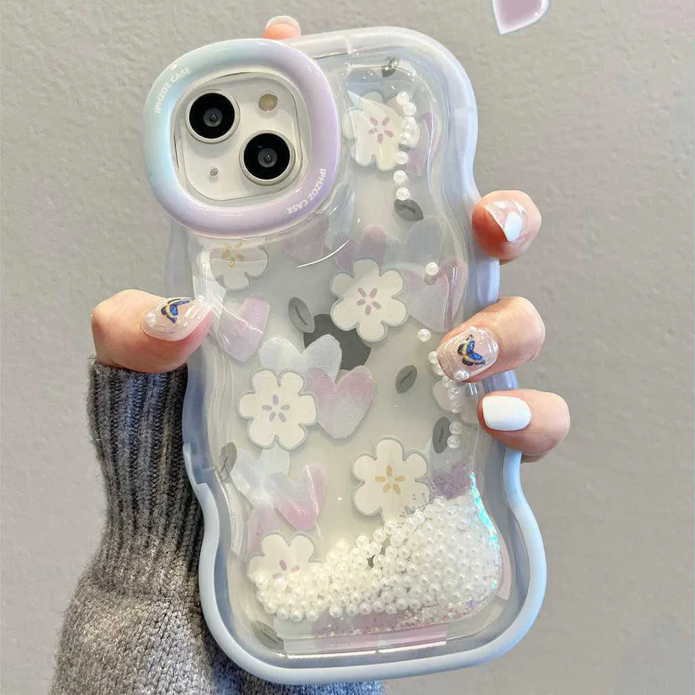 Květinové pouzdro na iPhone