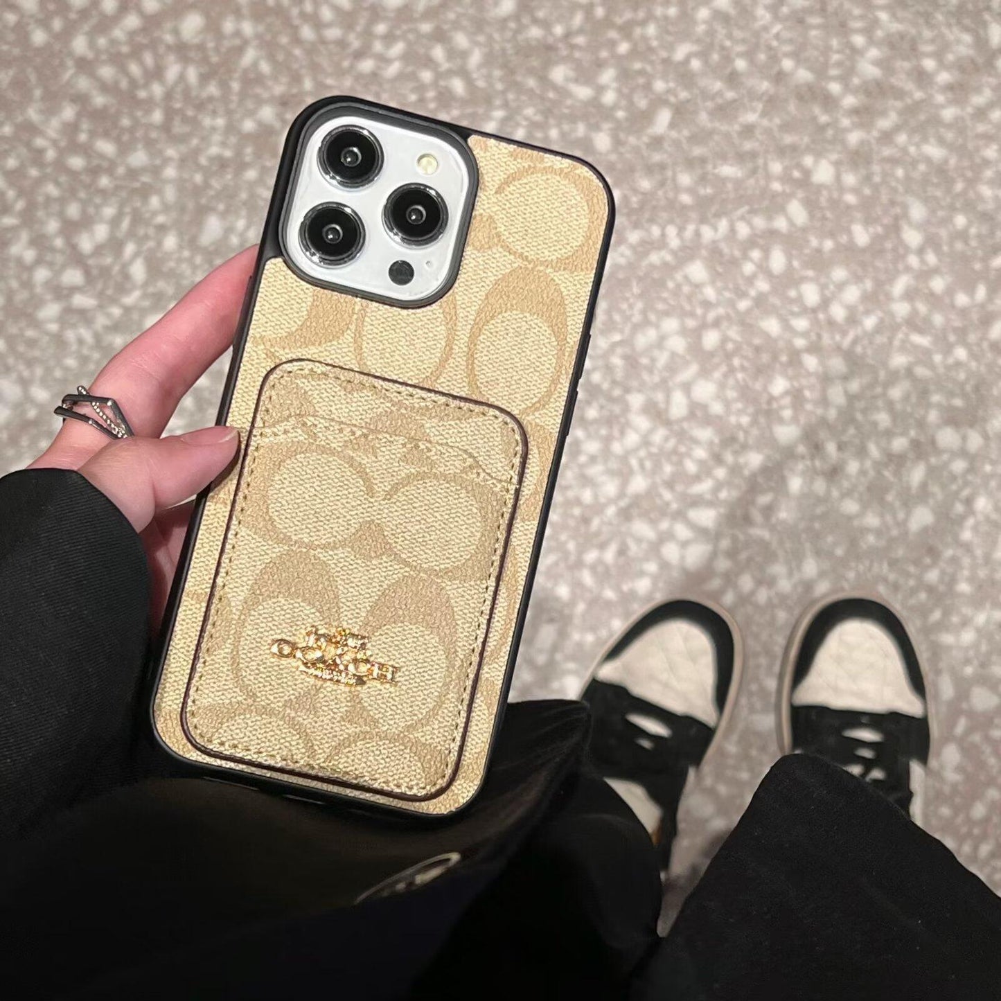Klasické pouzdro na karty, kožené pouzdro na iPhone