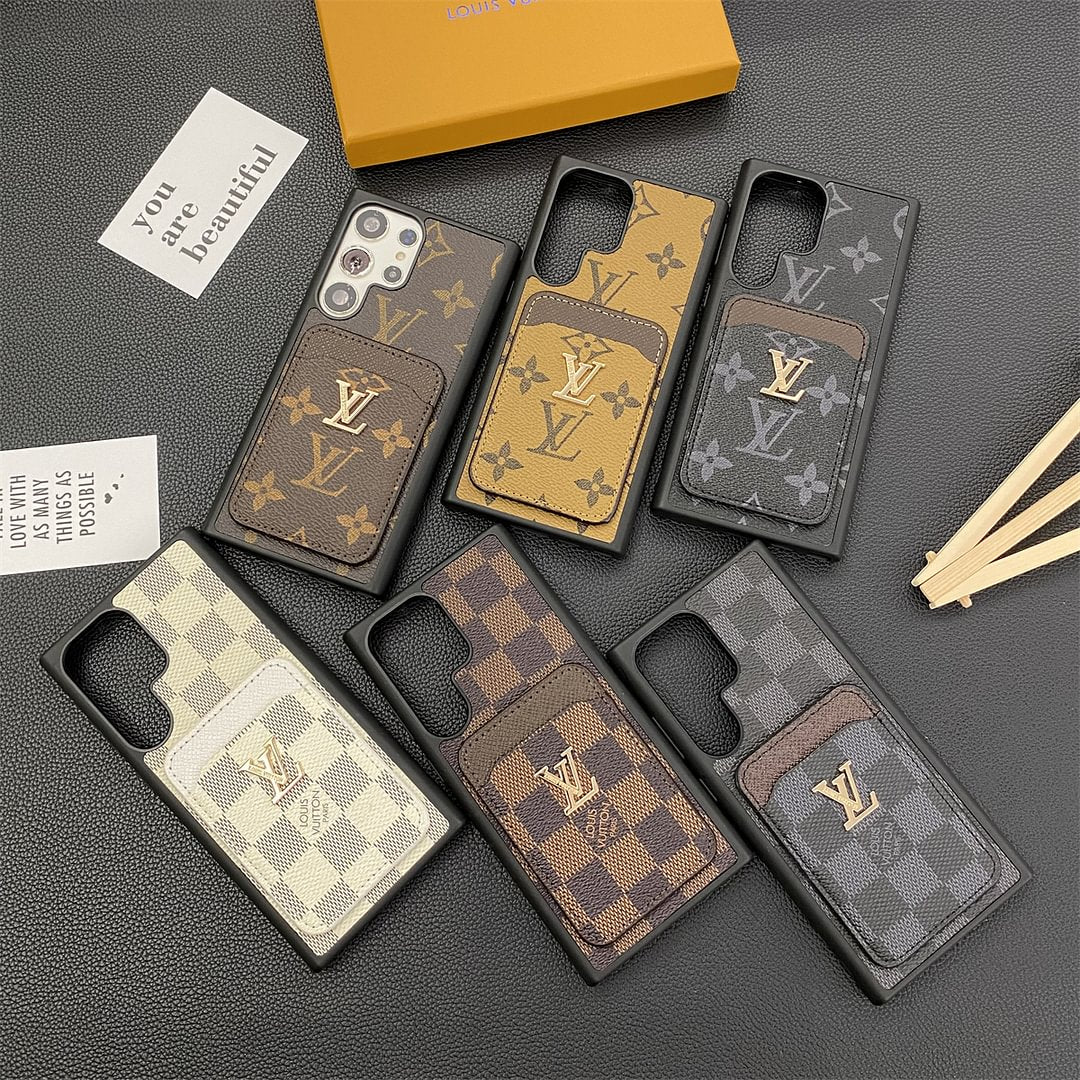 SAMSUNG GALAXY PETITE MALLE TORBICE ZA TELEFONE DRŽAČ KARTICA MONOGRAM PLATNO