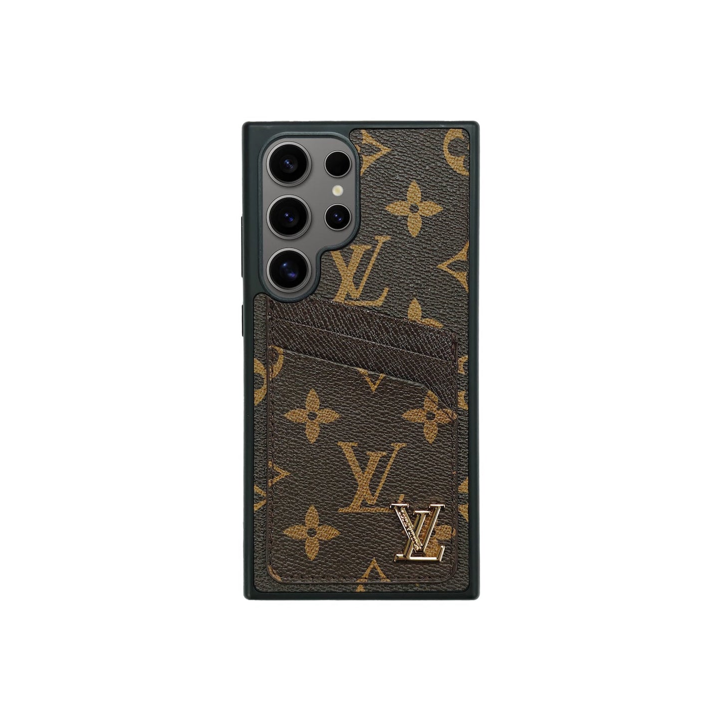 Jednoduché pouzdro na kartu Signature Brown | Samsung