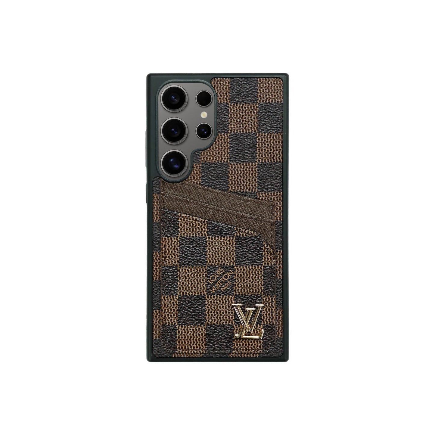 Egyszerű kártyabirtokos, barna tok | Samsung