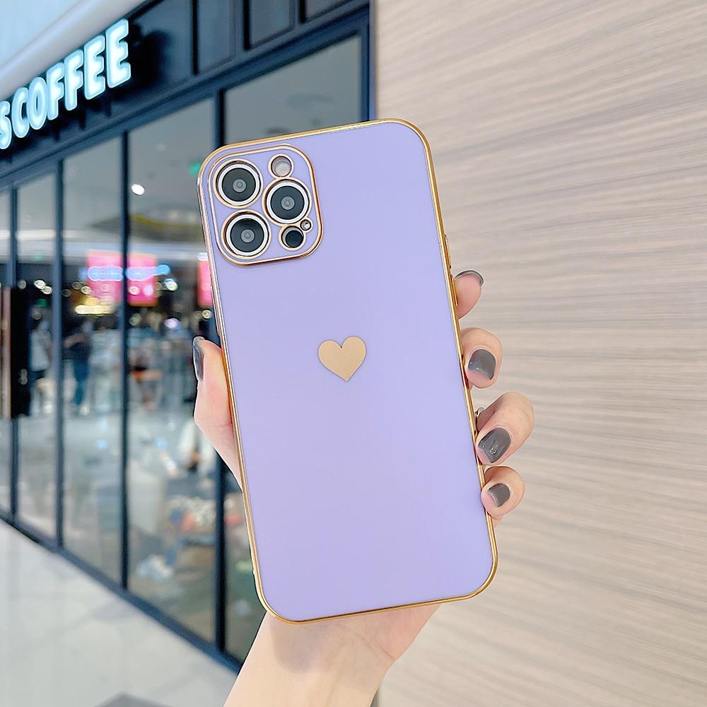 Love Heart Full Cover pouzdro na iPhone