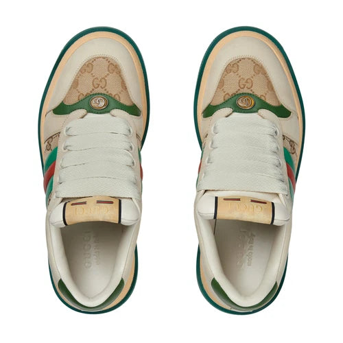 Retro Stripe Casual Sneakers – Premium Leather Comfort Street Shoes