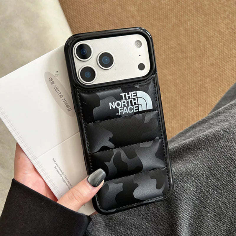 Puffer stílusú ütéselnyelő védő iPhone tok