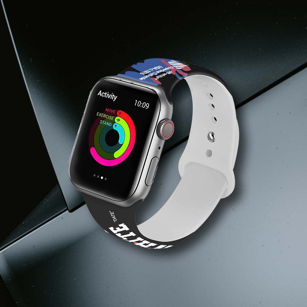 Řemínek Apple Watch | OW kamufláž černá