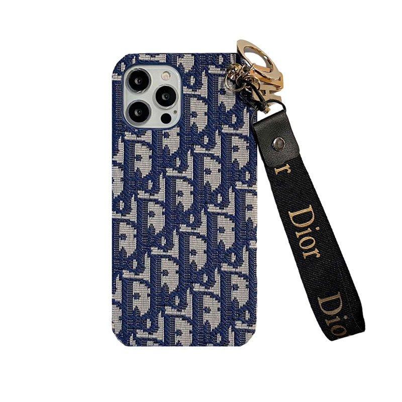 Módní pouzdro na iPhone s páskem černé-GS240315