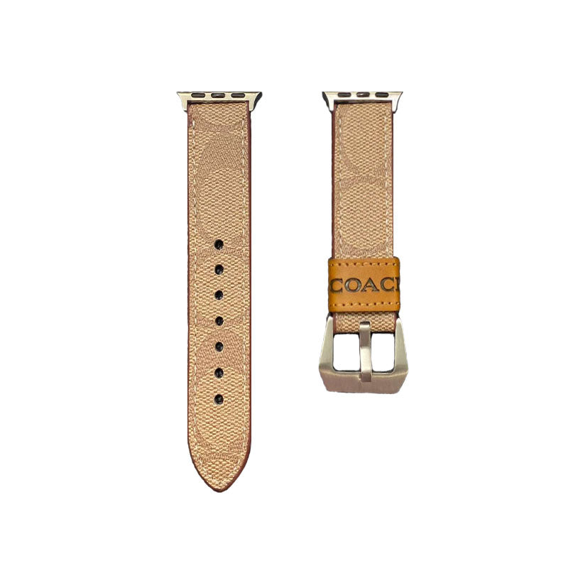 Kožený řemínek na Apple Watch Tmavě hnědá-YHK244221710