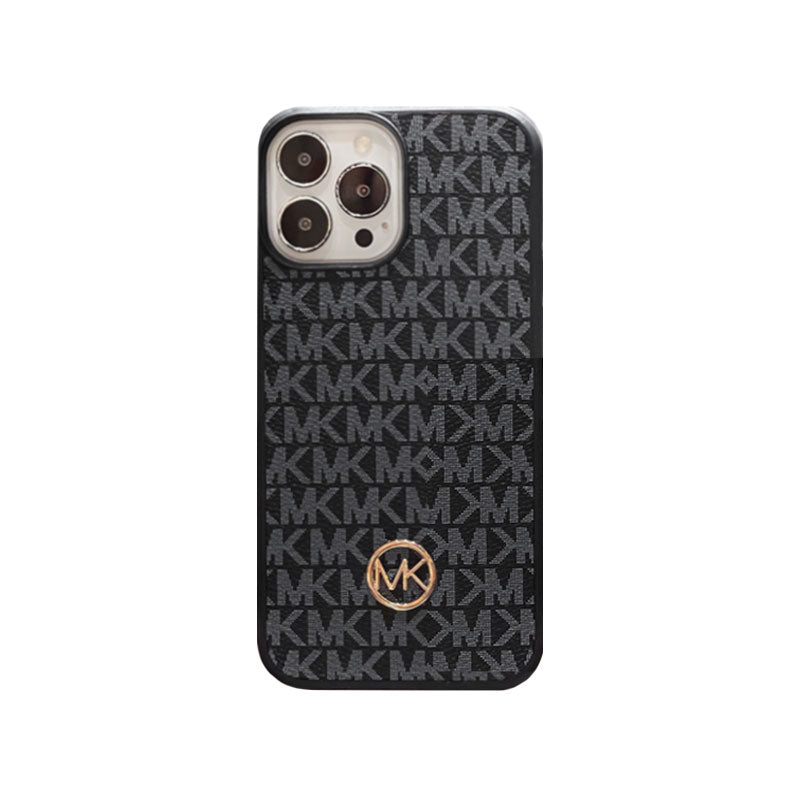 Luxusní pouzdro na iPhone hnědé-MKK240603