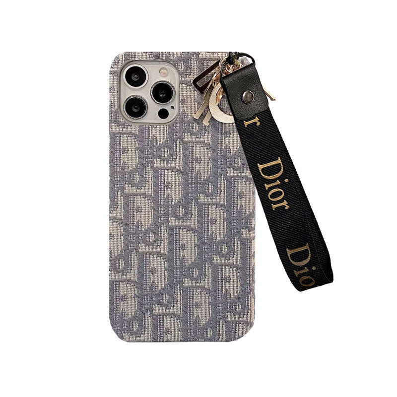 Módní pouzdro na iPhone s páskem černé-GS240315