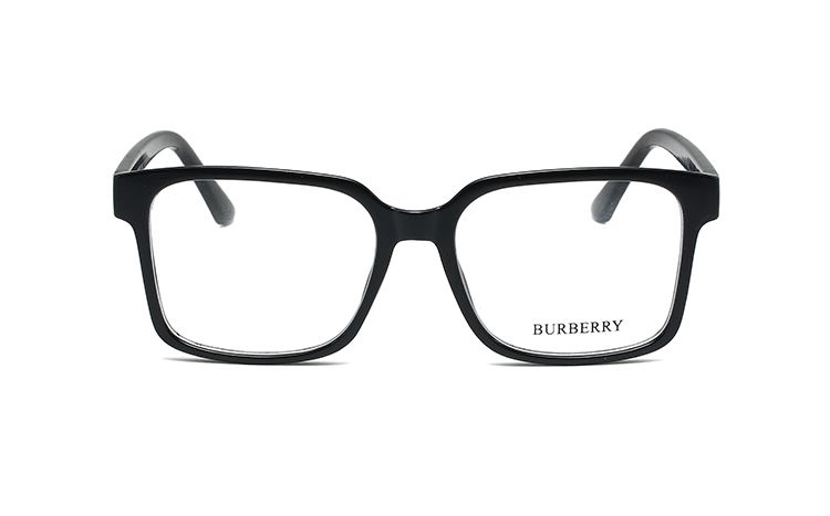 Unisex-Retro-Brille mit quadratischem Karomuster