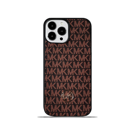 Luxusní pouzdro na iPhone hnědé-MKK240603