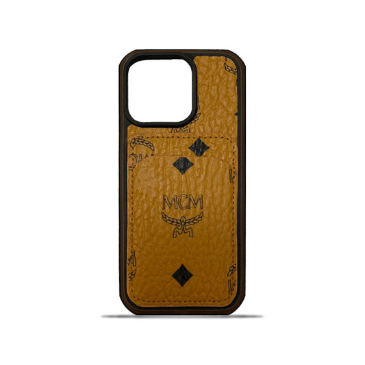 MCM iPhone futrola s držačem kartice žuta-MCK240603