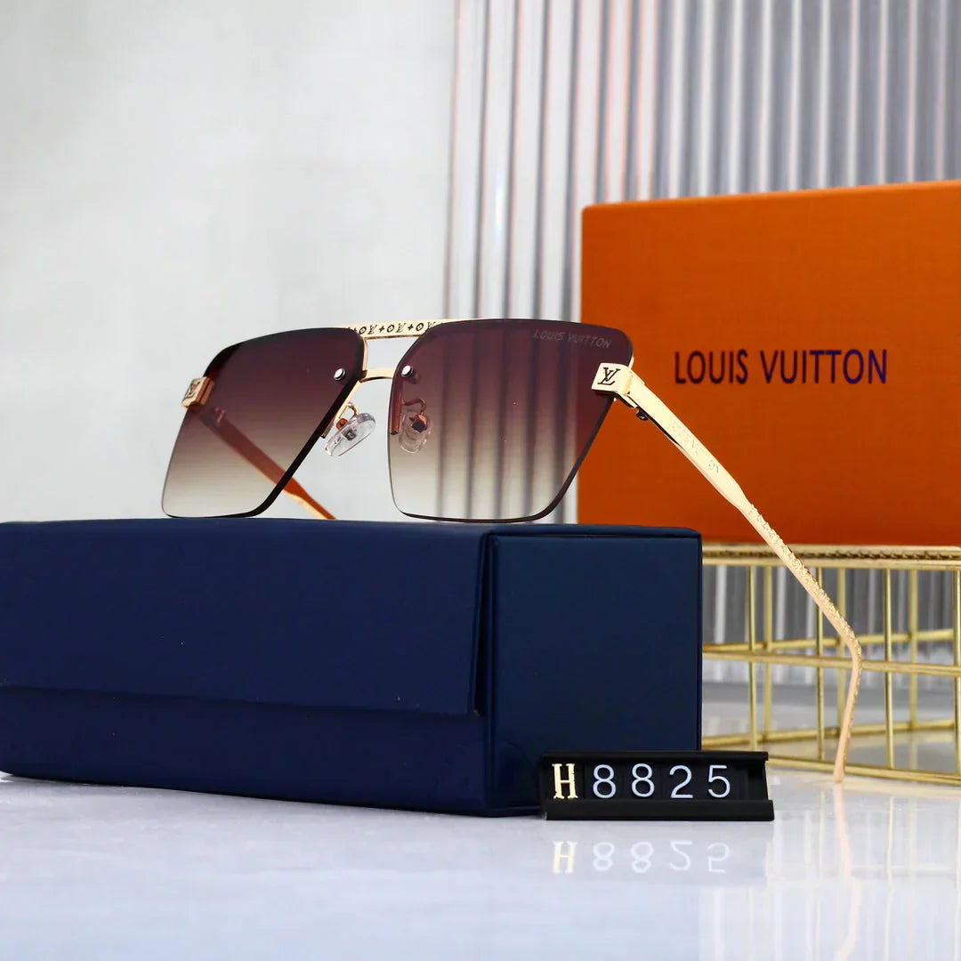 Kovové sluneční brýle HD Monogram H8825