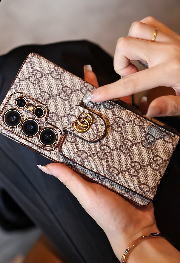 Prémiové vzorované crossbody pouzdro na telefon s odnímatelným popruhem