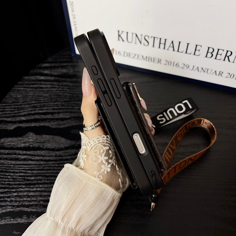 Luxusní klasické crossbody pouzdro na iPhone