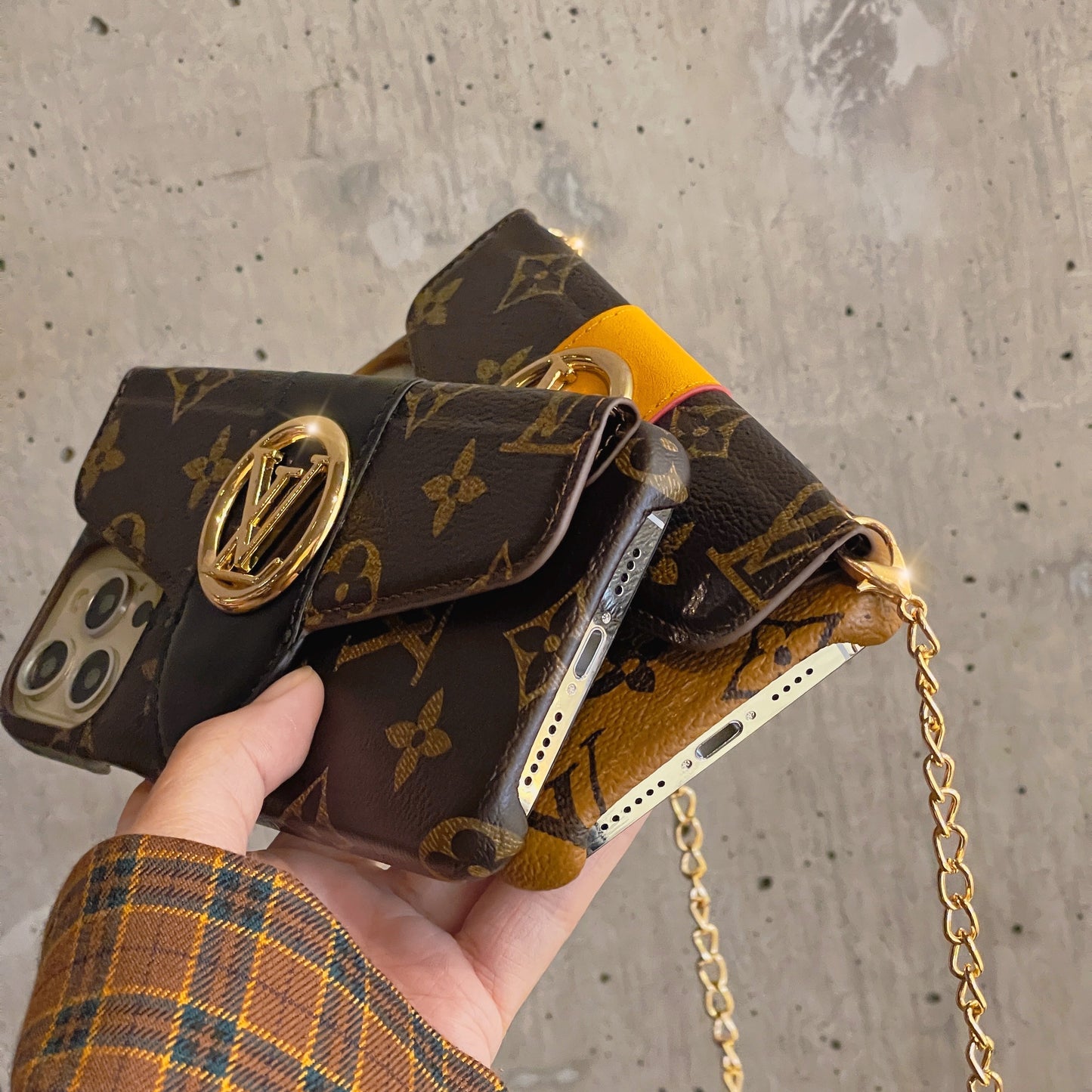 Luxusní pouzdro na iPhone CrossBody Card Holder