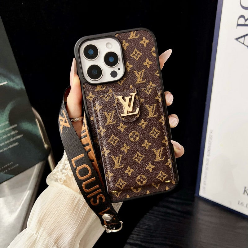 Luxusní klasické crossbody pouzdro na iPhone
