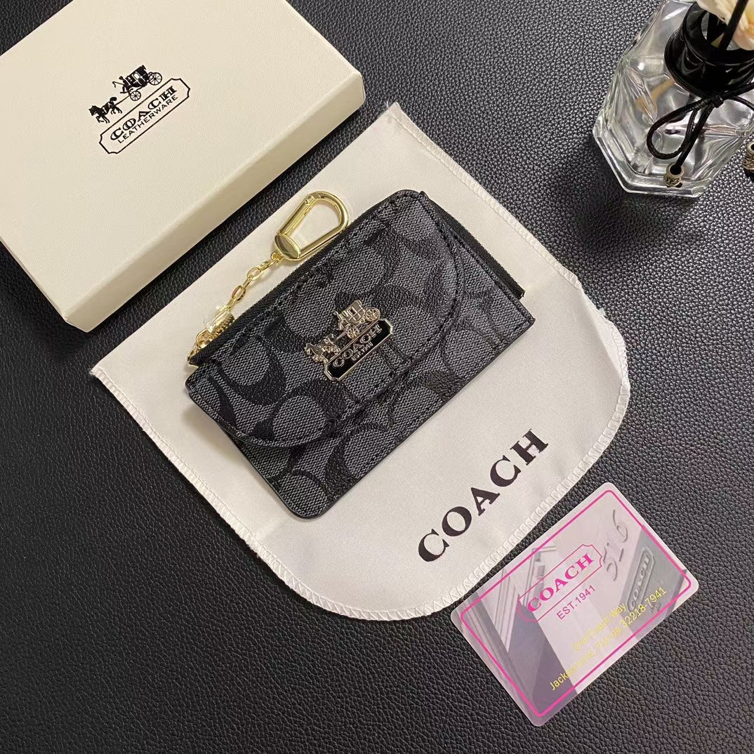洗練されたデザインのシックな CO 時代を超越したクラシックなカード ホルダー ウォレット