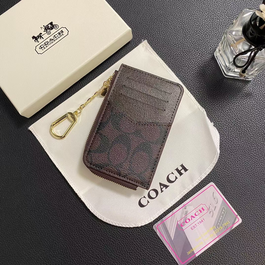 洗練されたデザインのシックな CO 時代を超越したクラシックなカード ホルダー ウォレット
