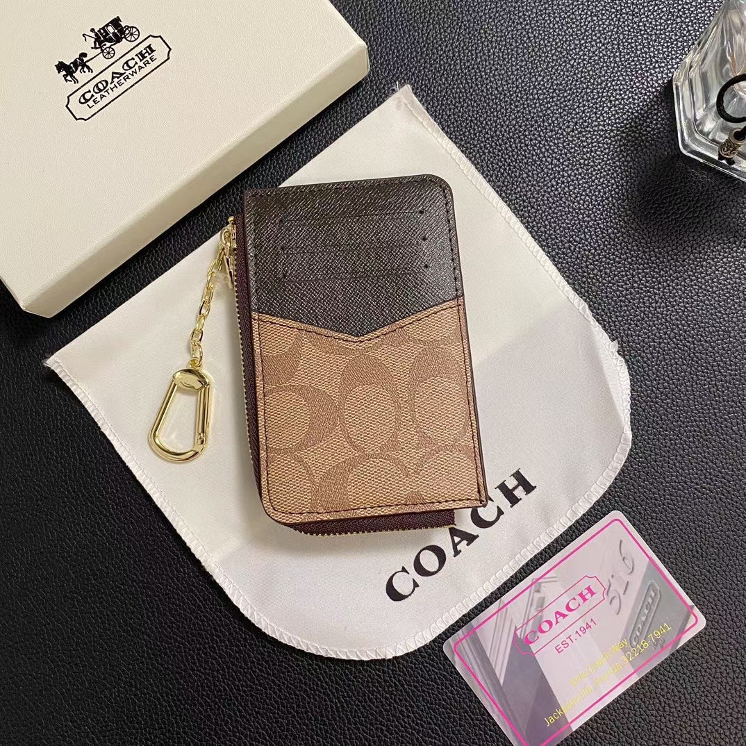 洗練されたデザインのシックな CO 時代を超越したクラシックなカード ホルダー ウォレット