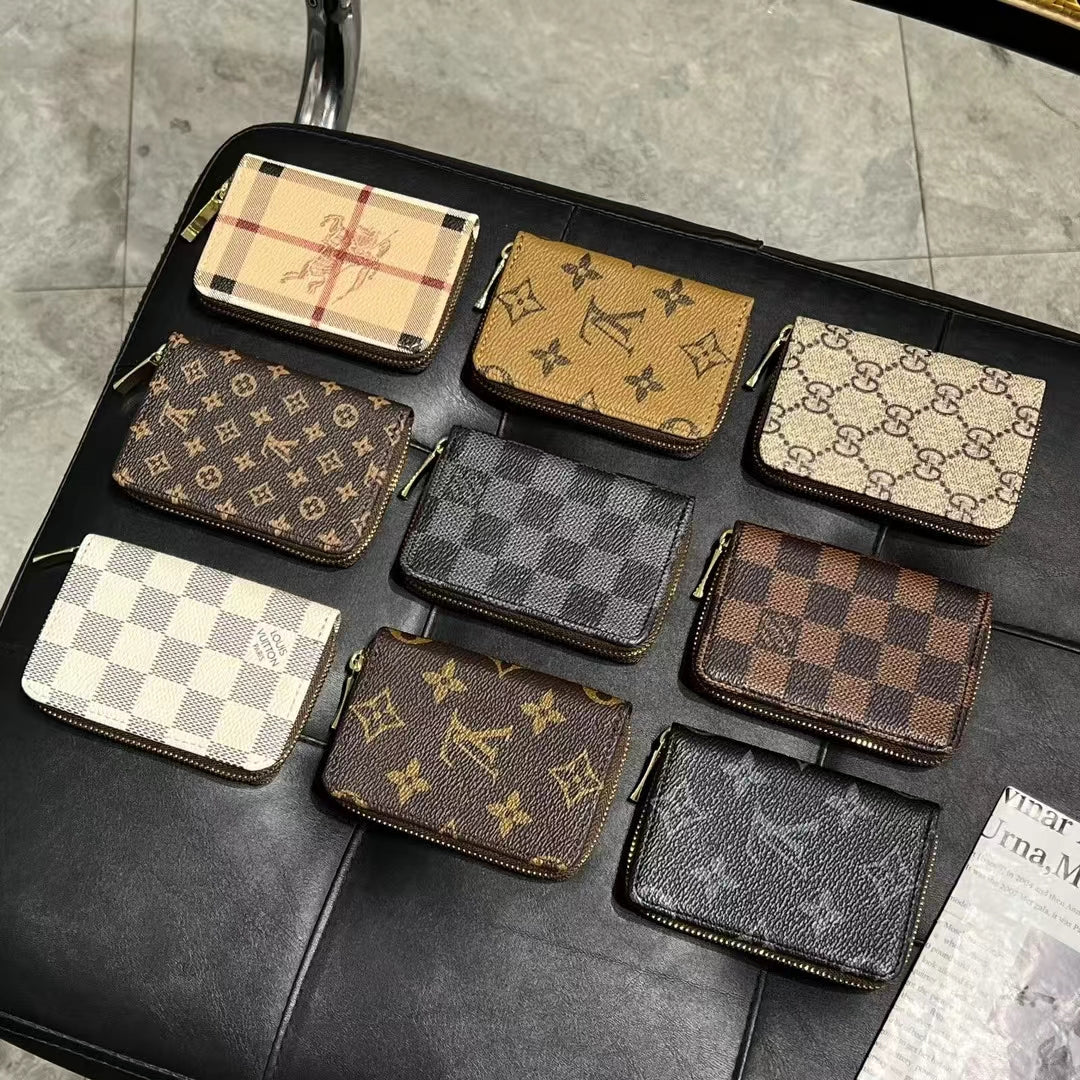 Luxusní kolekce peněženek Monogram Zipper Wallet – LV, GG a BBR