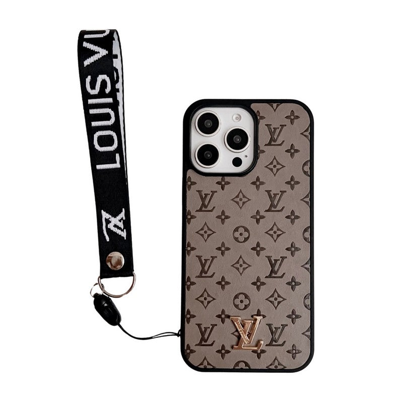 Luxusní hnědé pouzdro na iPhone