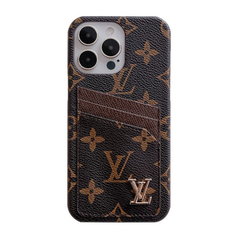 Luxusní Card Bag Klasické pouzdro na iPhone