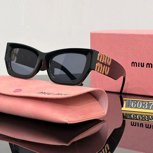 Fashion Square Cat-Eye solglasögon 6037