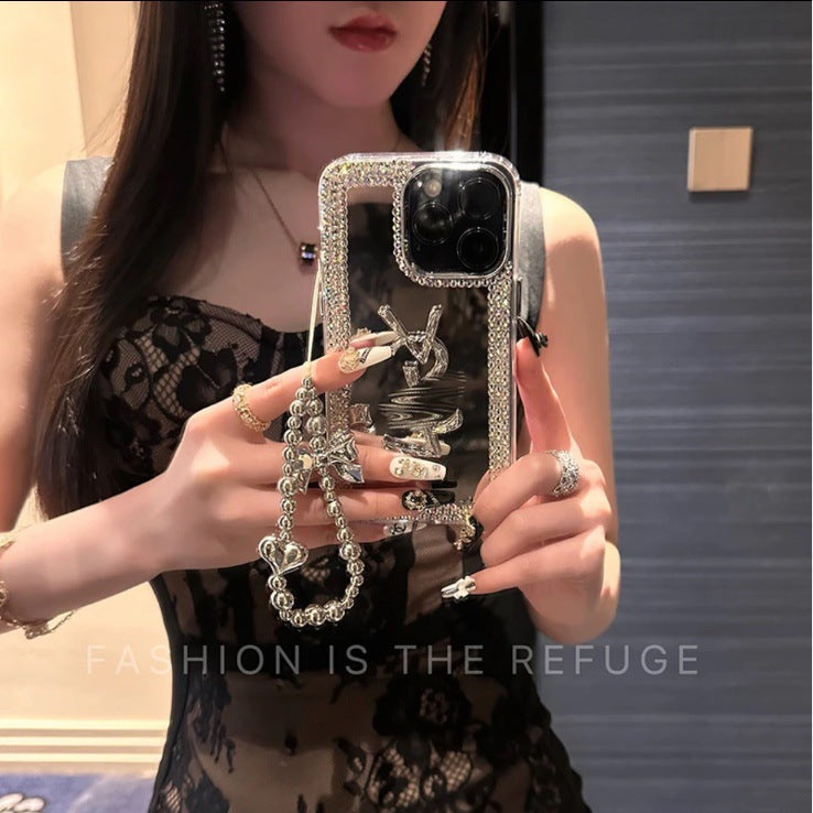 Pouzdro na iPhone Glamorous Beauty Mirror – Makeup & Styl na cestách!