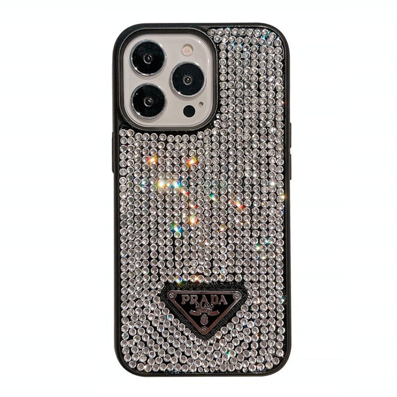 Luxusní Diamond Crossbody Chain pouzdro na iPhone