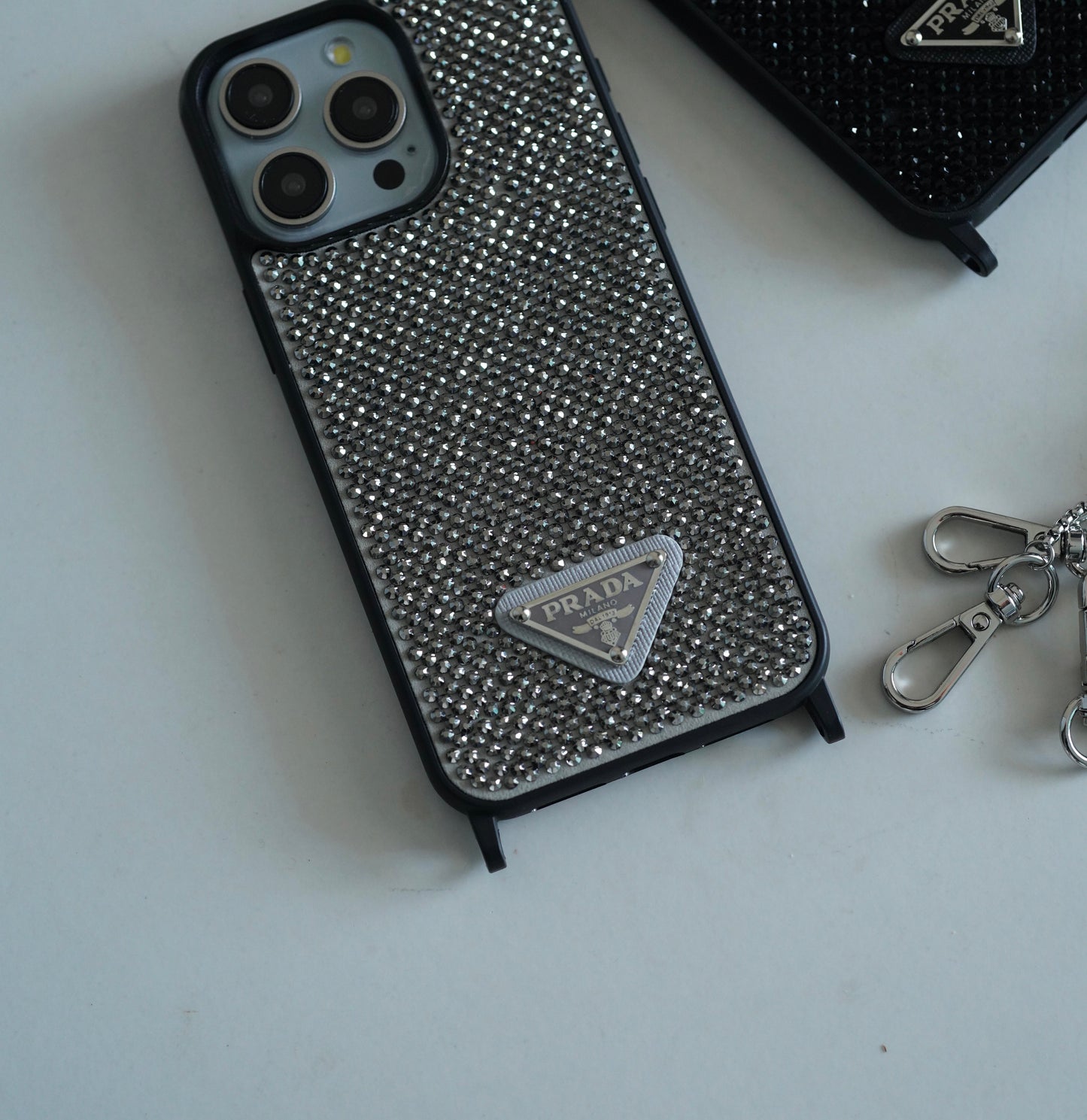 Luxusní Diamond Crossbody pouzdro na iPhone
