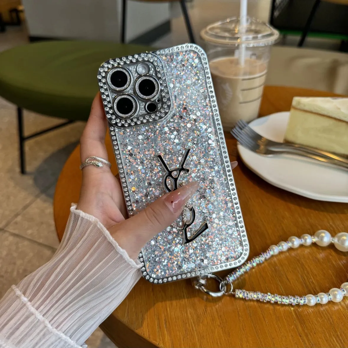 Luxusní třpytivé holografické pouzdro na iPhone Y - S - inspirované L – edice Diamond Shine