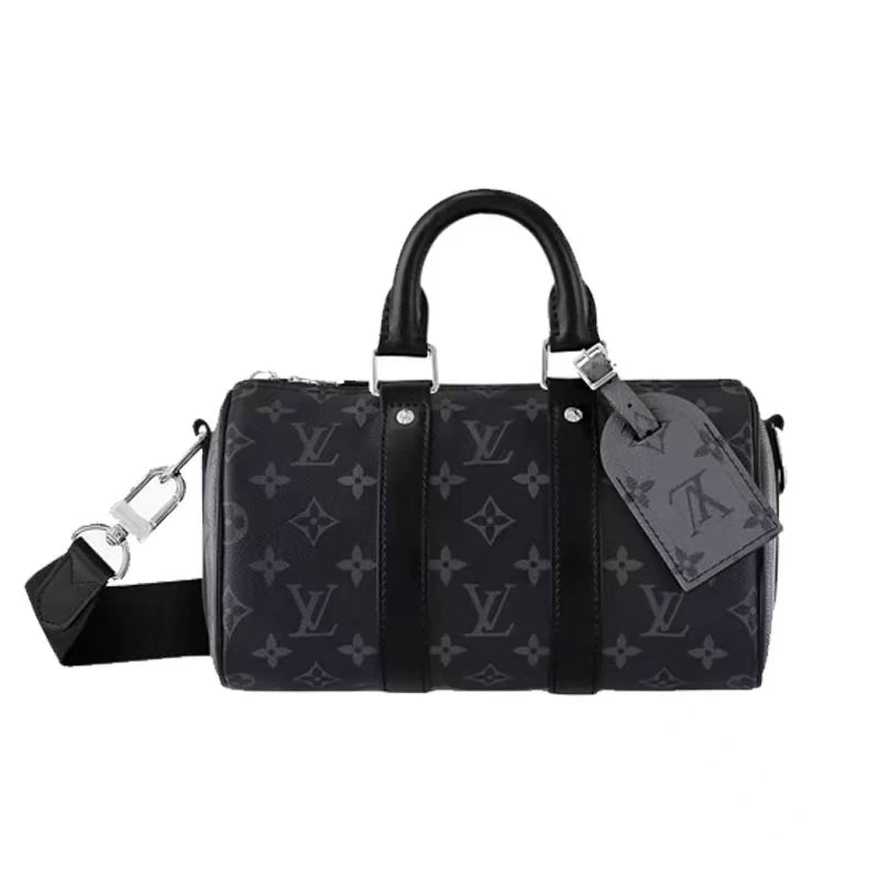 Boston Barrel Bag ve stylu monogramu s popruhem přes rameno