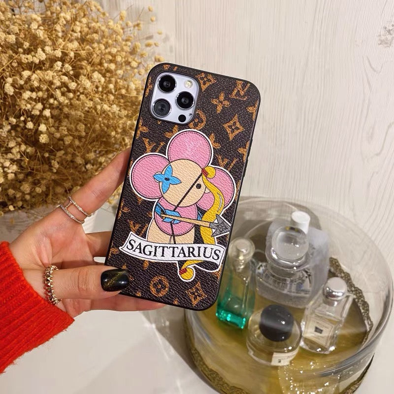 Sagittarius Love Painted iPhone maska ​​izrađena po mjeri