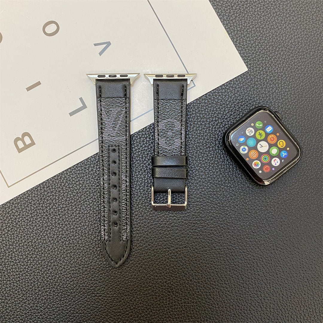 APPLE WATCH REM SØM MONOGRAM SKINN