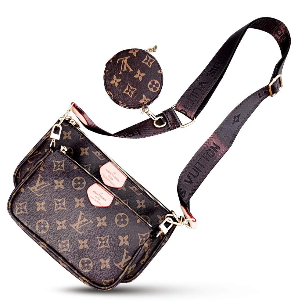 حقيبة يد ألور 3 في 1 فاخرة مع حزام قابل للفصل