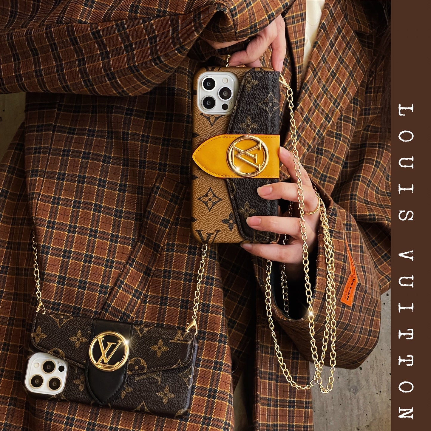 Luxusní pouzdro na iPhone CrossBody Card Holder