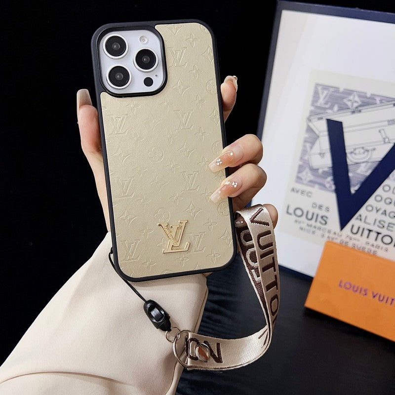 Luxusní hnědé pouzdro na iPhone