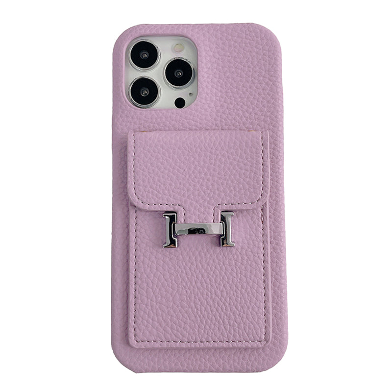 Kožené pouzdro na iPhone H Card Holder