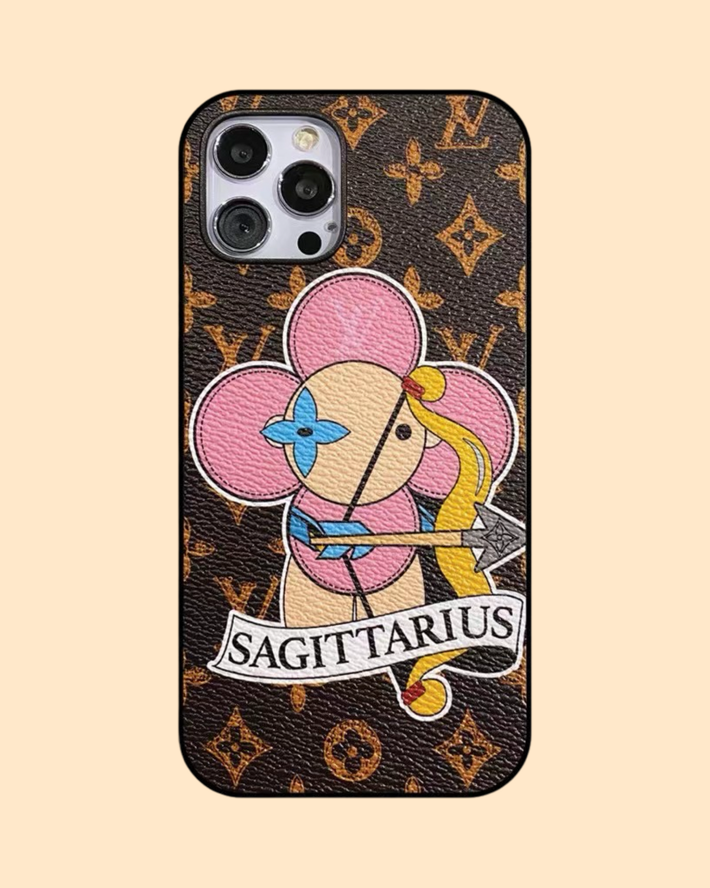 Sagittarius Love Painted iPhone maska ​​izrađena po mjeri