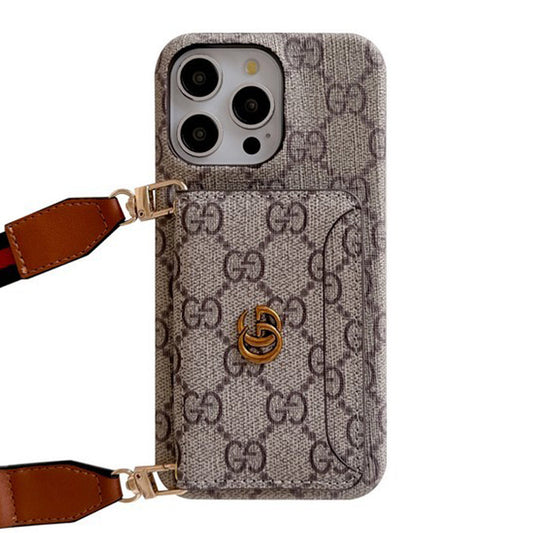 Klasyczna torba na karty Premium na ramię do iPhone'a