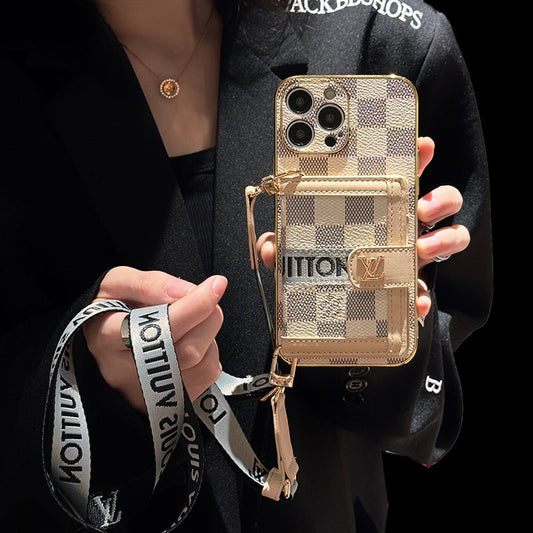 Lyxigt kedja iPhonefodral