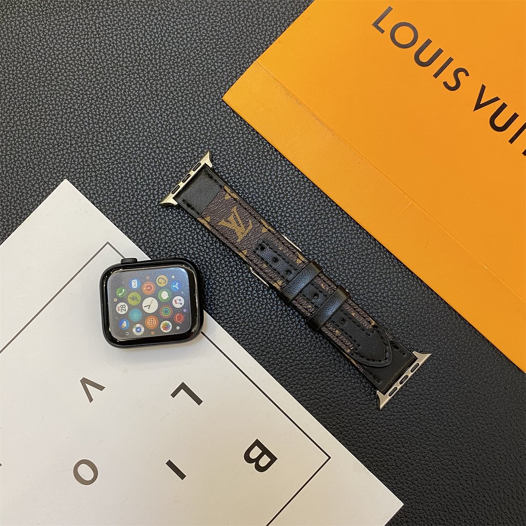 APPLE WATCH REM SØM MONOGRAM SKINN
