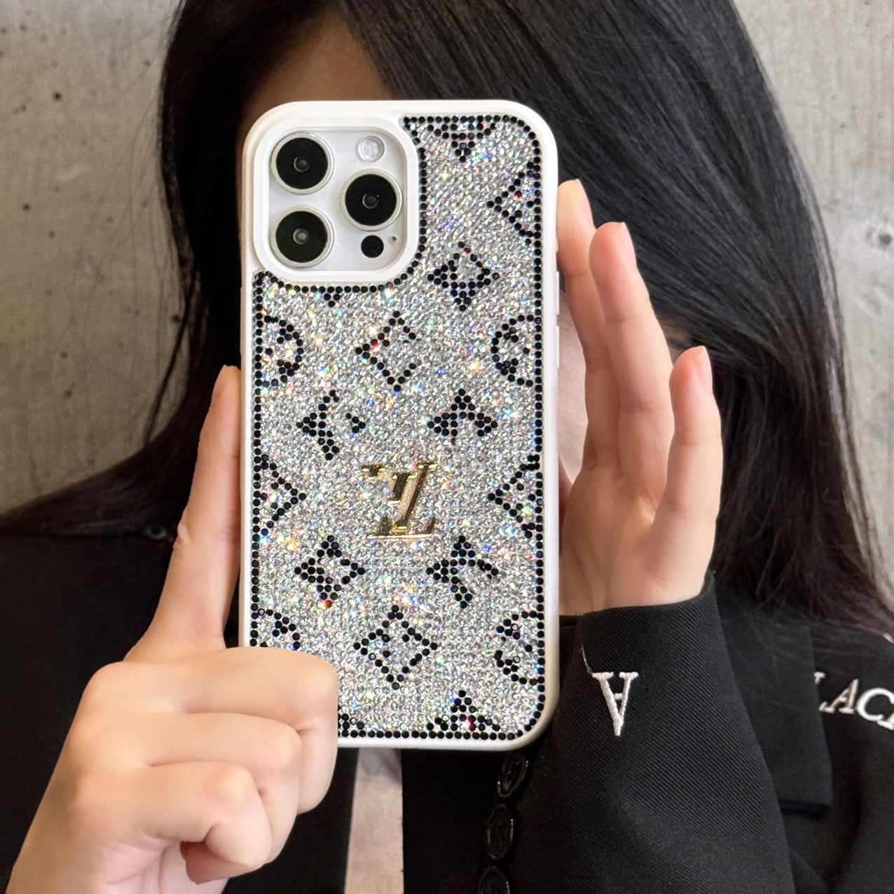 Luxusní třpytivé holografické pouzdro na iPhone Y - S - inspirované L – edice Diamond Shine