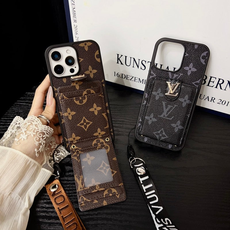 Luxusní klasické crossbody pouzdro na iPhone