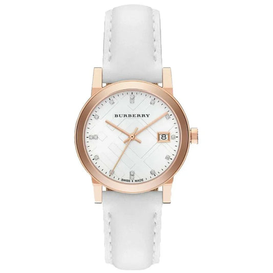 Burberry The City Diamond Ladies Rose Gold 34mm Watch