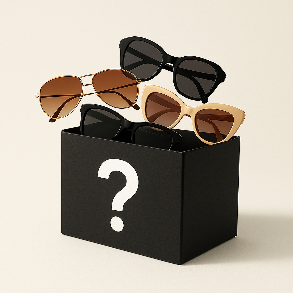 Prémiové sluneční brýle Mystery Box —— 3/6/9 párů módních odstínů