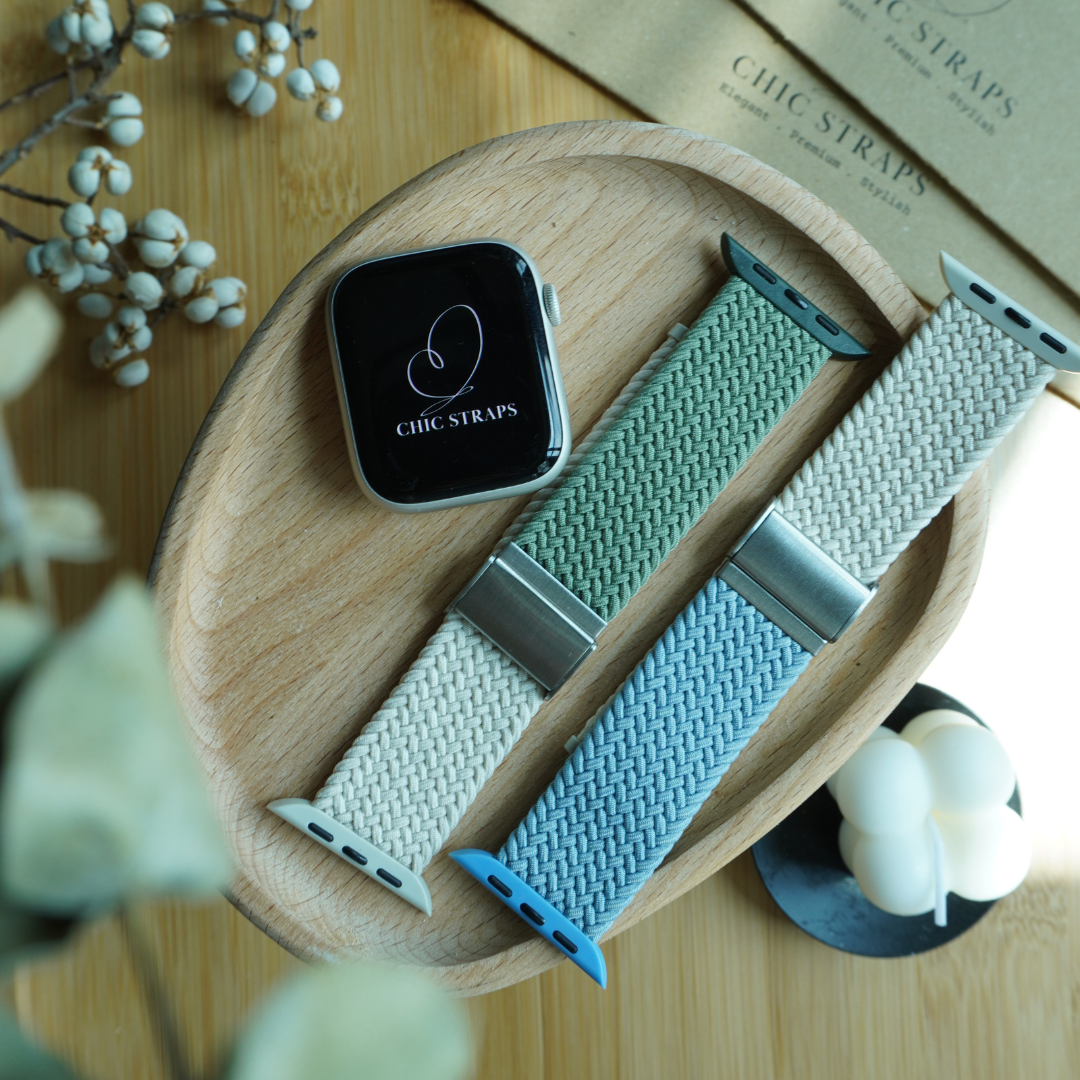 Correa de nailon con diseño de chevrón.